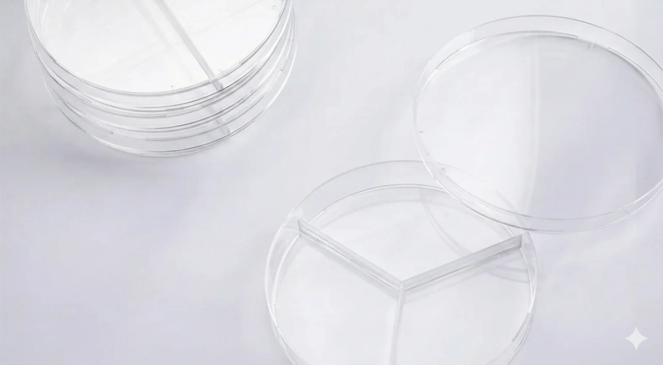高透明度細胞培養皿 (Petri Dishes)