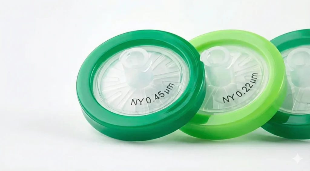 Nylon 小飛碟 (Nylon / Polyamide 針筒過濾器 )